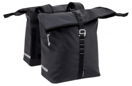 Dubbele Fietstas New Looxs Cantos Double 36L Zwart