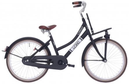 BFN meisjesfiets Load 20" remnaaf mat zwart