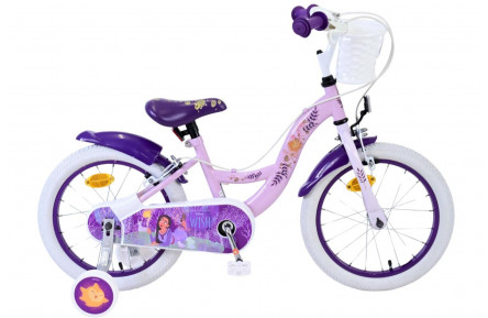 Disney Wish Kinderfiets 16"/25 cm/Roze-Paars/31653-SAFW