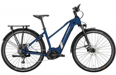 CONWAY Elektrische trekkingfiets Cairon T 2.0 500 28"/50cm-L/9/blauw metallic - woestijnmat/02831352