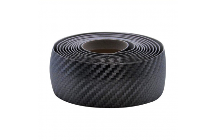 Tecora stuurlint Carbon-look ø2.5x30mm 2.00m, zwart