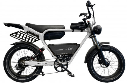 E-BIKE DIABLO Q6 20"/Grey/15,6Ah 48V 748,8Wh