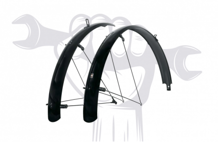 Installation of Full-Length Mudguards - materials charged separately
