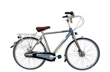 Man's bicycle Gazelle Orange M/al/28/grijs/stad/f53