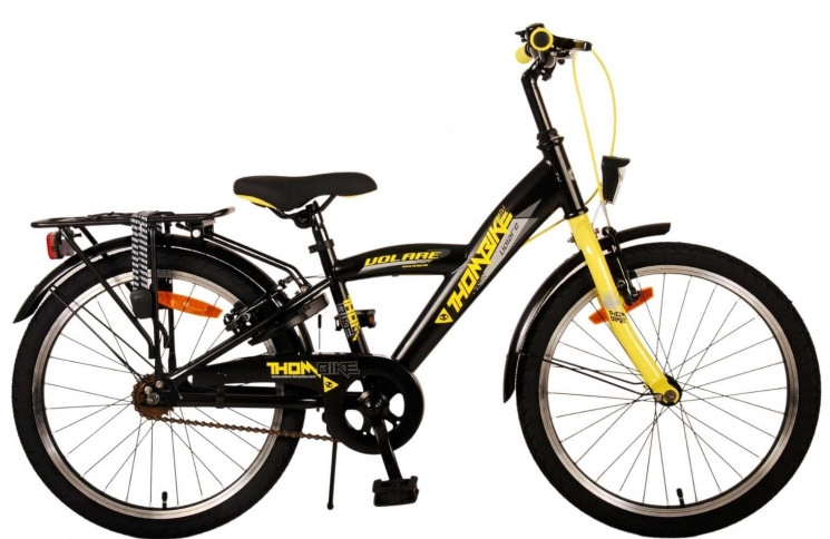 Volare Thombike Kids Bike 20"/29 cm/Black-Yellow/22107