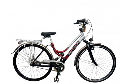 Woman's bicycle Giant Canberra 28"/54cm/red-gray