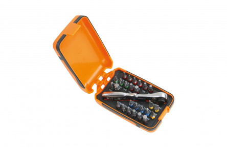 BETA 860/C27 OMSCHAKELBARE RATEL + 25 DELIG SCHROEFBITSET IN BOX