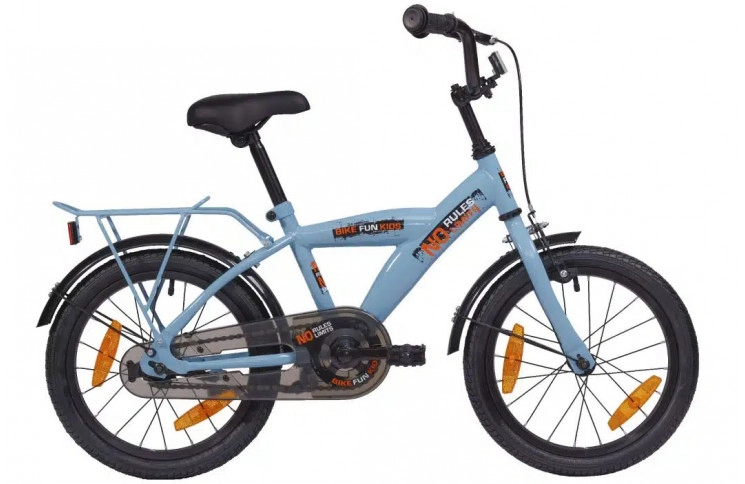 Jongensfiets 16" BikeFun No Rules Boys, blauw