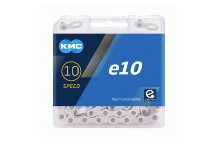 KMC e10 chain, 1/2x11/128, 10-speed mid motor e-bike chain