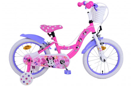 Disney Minnie Kinderfiets 16"/25 cm/Roze-Paars/21583-SAFW