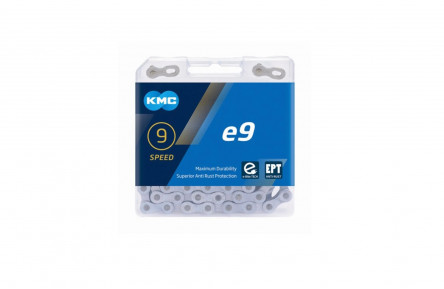 KMC chain e9 EPT, 1/2x11/128, 9-speed mid motor e-bike chain, anti-rust