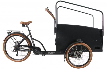 E-CARGO Vogue Caddy 26"-20"/Universal/Matt-Black-Brown/36V 13Ah 468Wh LCD