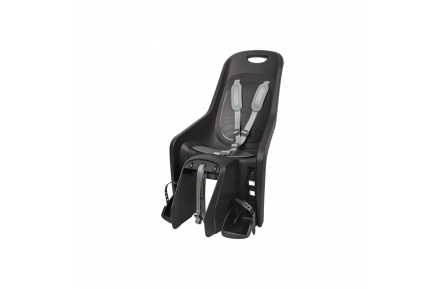 Polisport Bubbly Maxi plus achterzitje, dragermontage. Kleur: zwart/donkergrijs