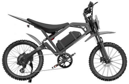 QM V20 Cross - Zwart - elektrische fatbike