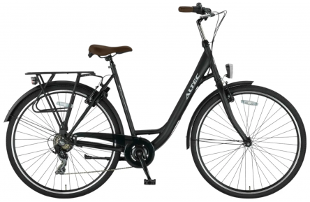 Altec Metro 28 inch Damesfiets 49cm Mat Zwart
