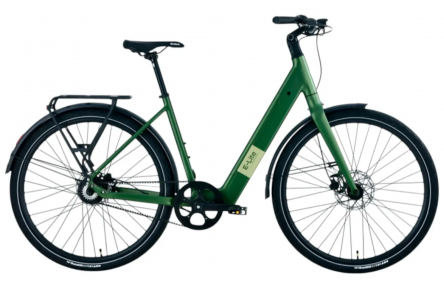 Avalon E-Lite Dames 28"/50cm/Groen-mat/360Wh 36V 10.4Ah/Bafang singlespeed