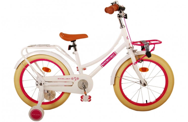 Volare Excellent Children's Bike 18"/26 cm/White/21779