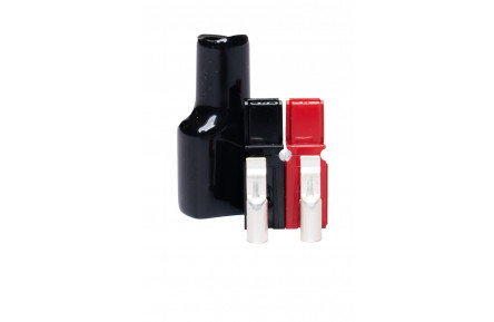 Anderson connectors 45A (1 paar rood+zwart) incl. tule