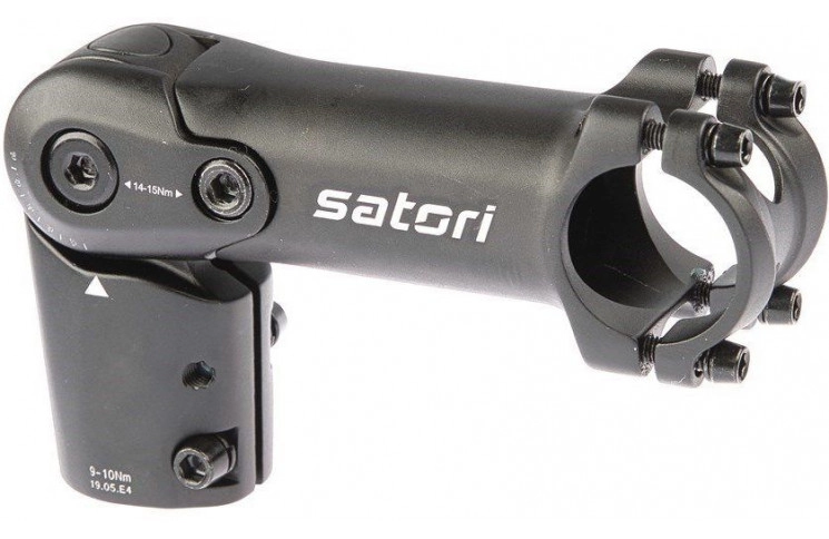 Stuurpen Satori UP2+ verstelbaar Ø31.8/110mm - mat zwart