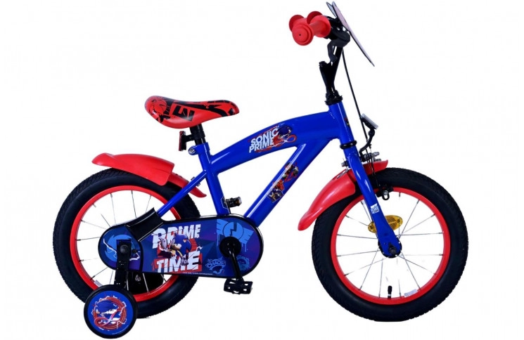 Sonic Prime Kinderfiets 14"/23 cm/Blauw-Rood/31458-SACB