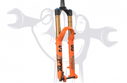 Replacement of the bicycle fork with correct installation according to manufacturer specifications. Parts and consumables are charged separately.