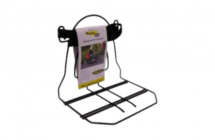 STECO MONKEY-MEE BAGAGEDRAGERVERBREDER MET SPANBAND ZWART