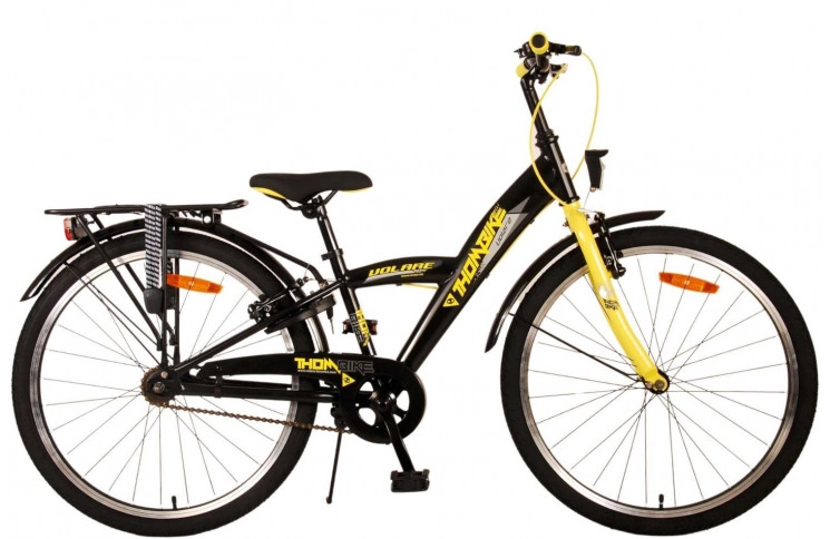 Volare Thombike Kids Bike 24"/31 cm/Black-Yellow/22507