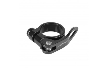 Zadelklem M-WAVE 31.8mm zwart