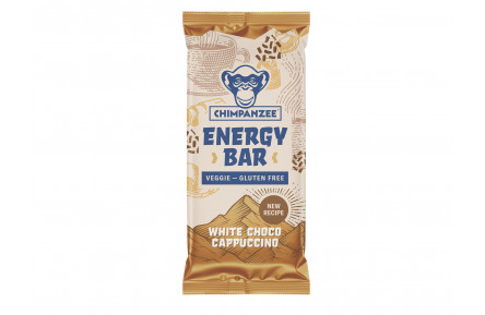 CHIMPANZEE Energy Bar White Chocolate Cappuccino - 55g per bar 1pcs per