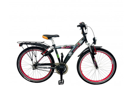 Boys bike Batavus Snake J/al/zwart/24/stad/f38