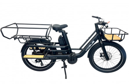E-BIKE VOGUE WONDER 20"/matt-black/2 accu 9.6AH,12.8AH