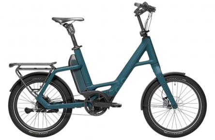 QiO Elektrische compactfiets "Compact PX5+" (#1) unisex, 20", petrol blue matt, 5 versnellingen SHIMANO "Nexus" terugtraprem, 48 cm / B0001401
