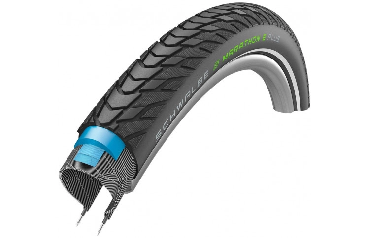 Buitenband Schwalbe Marathon E-Plus Performance Line 28 x 1.50" / 40-622 mm - zwart met reflectie