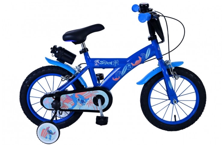 Disney Stitch Kinderfiets 14"/27 cm/Blauw/31482-DR