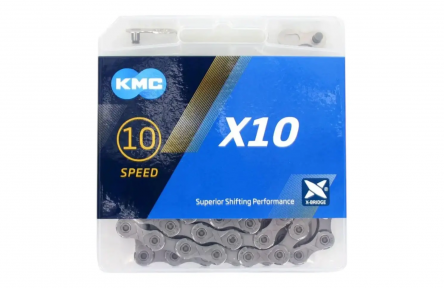 KMC X10 chain, grey, 114 links