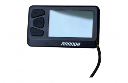 E-bike DISPLAY LCD D13 Ananda Korte kabel 23cm (Fania/Troja/Delta)