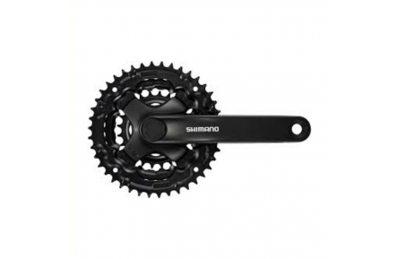 Shimano crankstel FC-TY301, 6/7/8-speed, 42/32/24T, cranklengte 170mm.