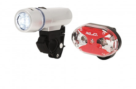 XLC LED VERLICHTINGSSET BATTERIJ STVZO-KEUR INCLUSIEF BEVESTIGING
