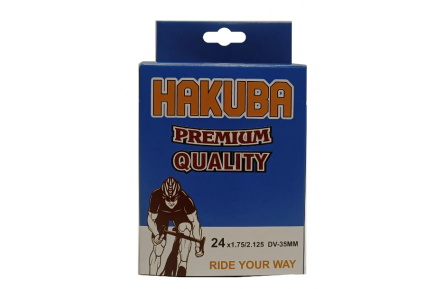 Hakuba Binnenband 24x1.75/2.125 ETRTO 47/57-507/520, Ventiel: Dunlop Blitz/Holland ventiel 35mm