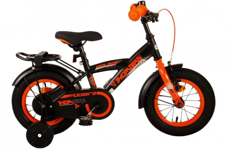 Volare Thombike Kinderfiets 12"/21.5 cm/Oranje-Zwart/21178