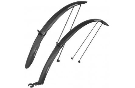 Spatbordset 28" Polisport Colorado City - zwart 