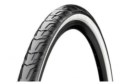 Continental Ride City tire, black with reflective strip, 28x1.75, ETRTO 47-622 (25 km/h e-bike approved)