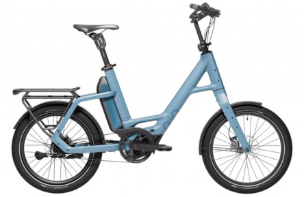 QiO Elektrische compactfiets "Compact PX5+" (#1) unisex, 20", retro blue matt, 5-traps SHIMANO "Nexus" neutrale versnelling, 48 cm /02652138