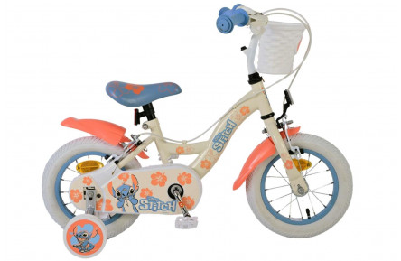 Disney Stitch Kinderfiets 12"/20 cm/Cr?me koraal Blauw/31251-SAFW