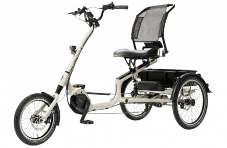 Pfautec Scoobo + - zijdegrijs - elektrische driewieler
