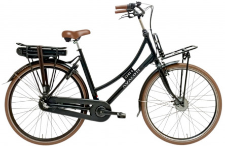 E-Cargo Avalon N7 28"/56cm/mat-zwart/36V 12Ah 432Wh