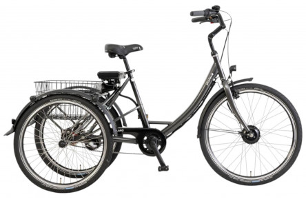 pfautec Elektrische shoppingfiets Lano FM №1 26"-24"/Onesize/3/grafiet metallic/02090067
