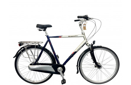 Man's bicycle Gazelle Orange 28" 63 cm silver-black