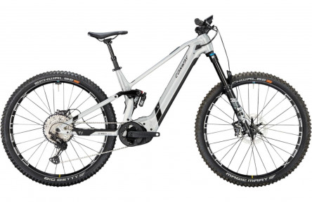 CONWAY Elektrische MTB Full-Suspension Xyron S 5.9 29"/40cm-S/12/aluminium raw mat - zwart metallic/02827095