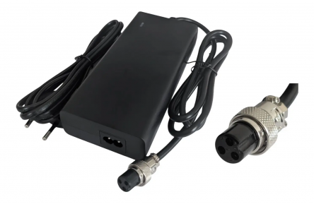 Elektrische fiets / ebike oplader voor diverse fatbikes – 54,6 Volt – 2A met 3 pins aviaton connector